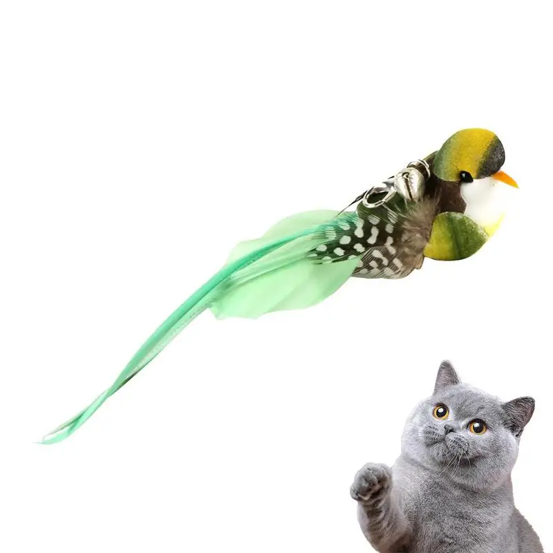 Replacement Head For Funny Cat Stick Toy Various Kinds Cats Rod Feather Birds Teaser Toy For Kitten Pet toy