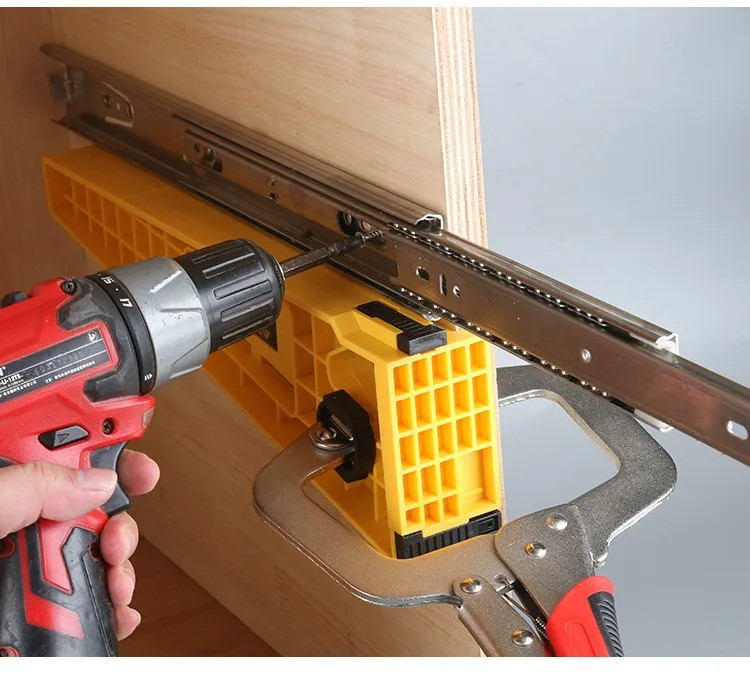 Drawer installation auxiliary components, track woodworking tools, large pliers, drawer auxiliary components