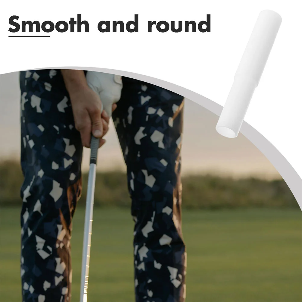 2 szt. Przedłużenia wału golfowego Białe stalowe żelazka Woods Putter Regulowana długość Łatwa instalacja części golfowych