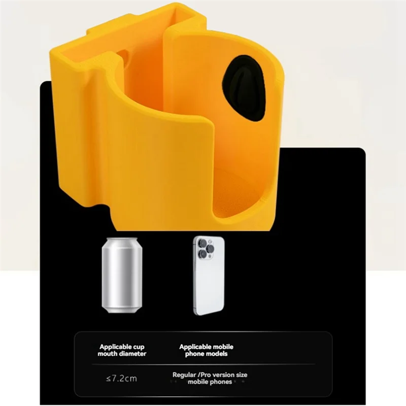 【Exclusive!】PLA Water Cup Holder Bracket For Simulation Racing Flight Simulator Compatible Aluminum Alloy Frame Profile