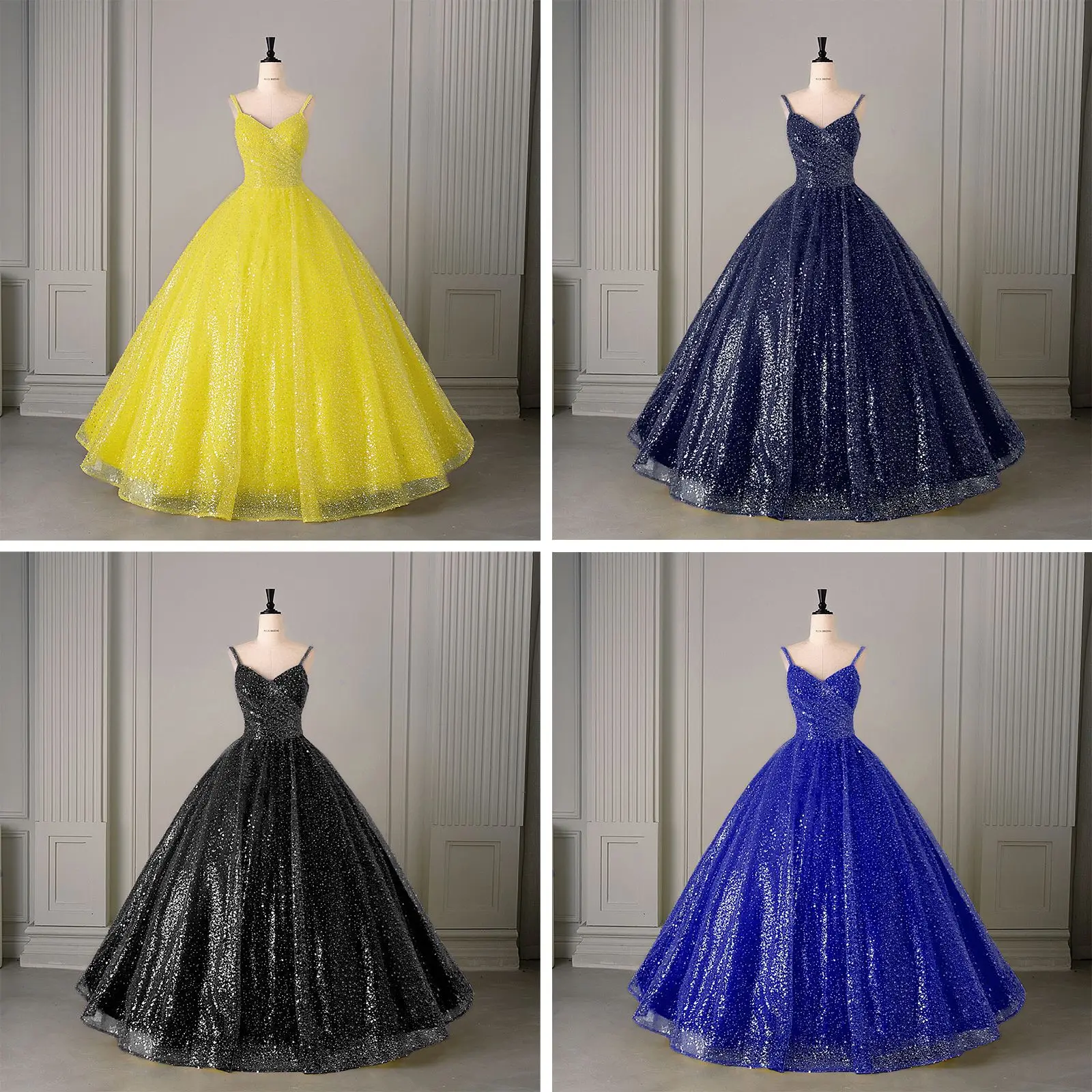 Shiny Party Dress 2025 New Autumn Sweet Quinceanera Dresses Ball Gown Sleeveless 15 Year Old Dresses For Quinceanera Customized