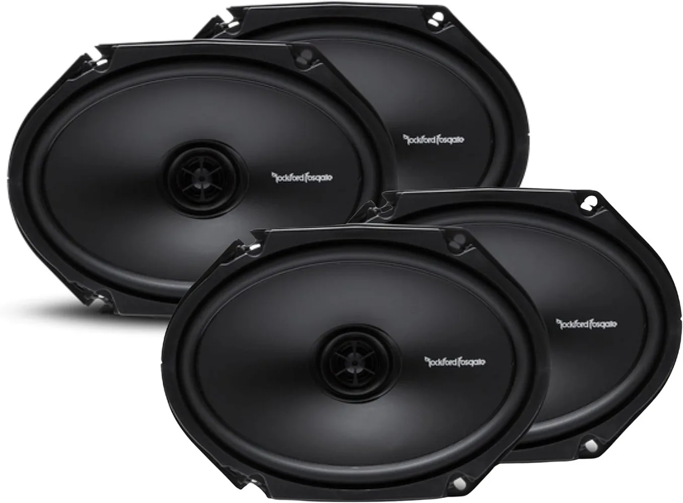 2024 NEW (2) Pairs Rockford Fosgate R168X2 6x8 440 Watt 2-Way Car Audio Speakers