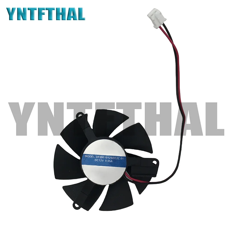 DF0501012SEE2C01 12V 0.05A Two Lines DC  Fan for X1300 HD4650 HD3650