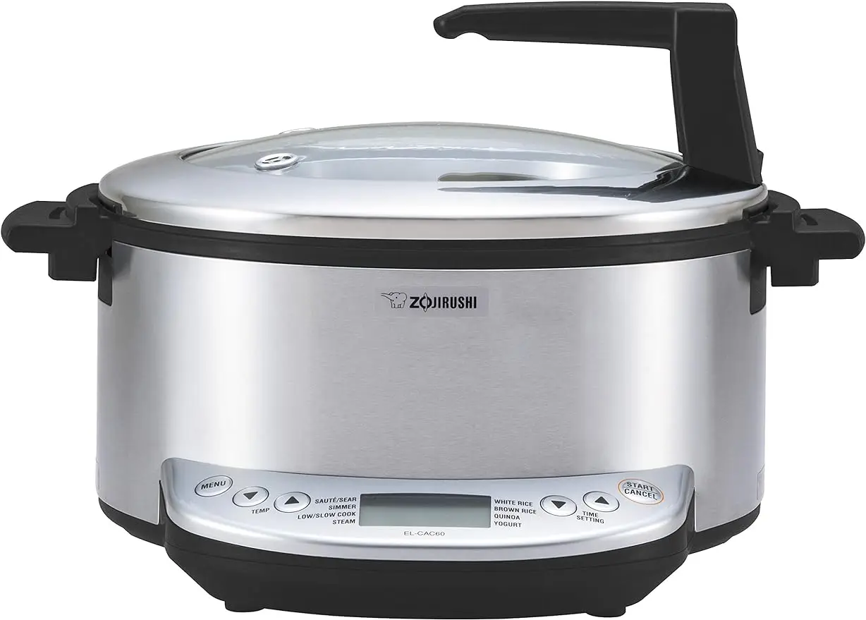 EL-CAC60XZ Multicooker, 6 Qts, Brushed Stainless