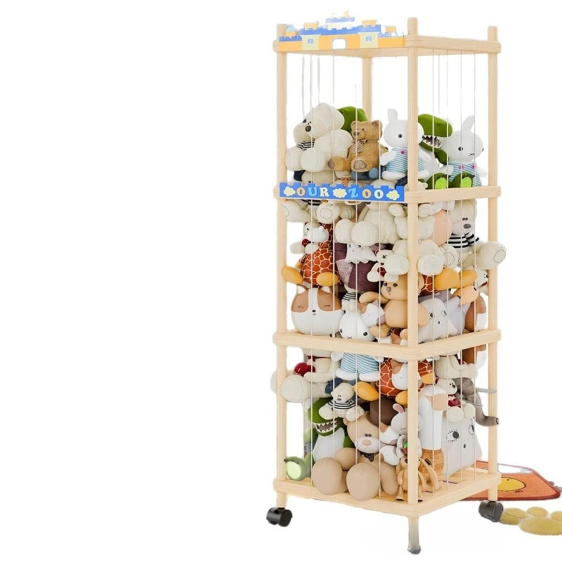 Doll storage rack Floor-to-ceiling doll display rack Household doll rack