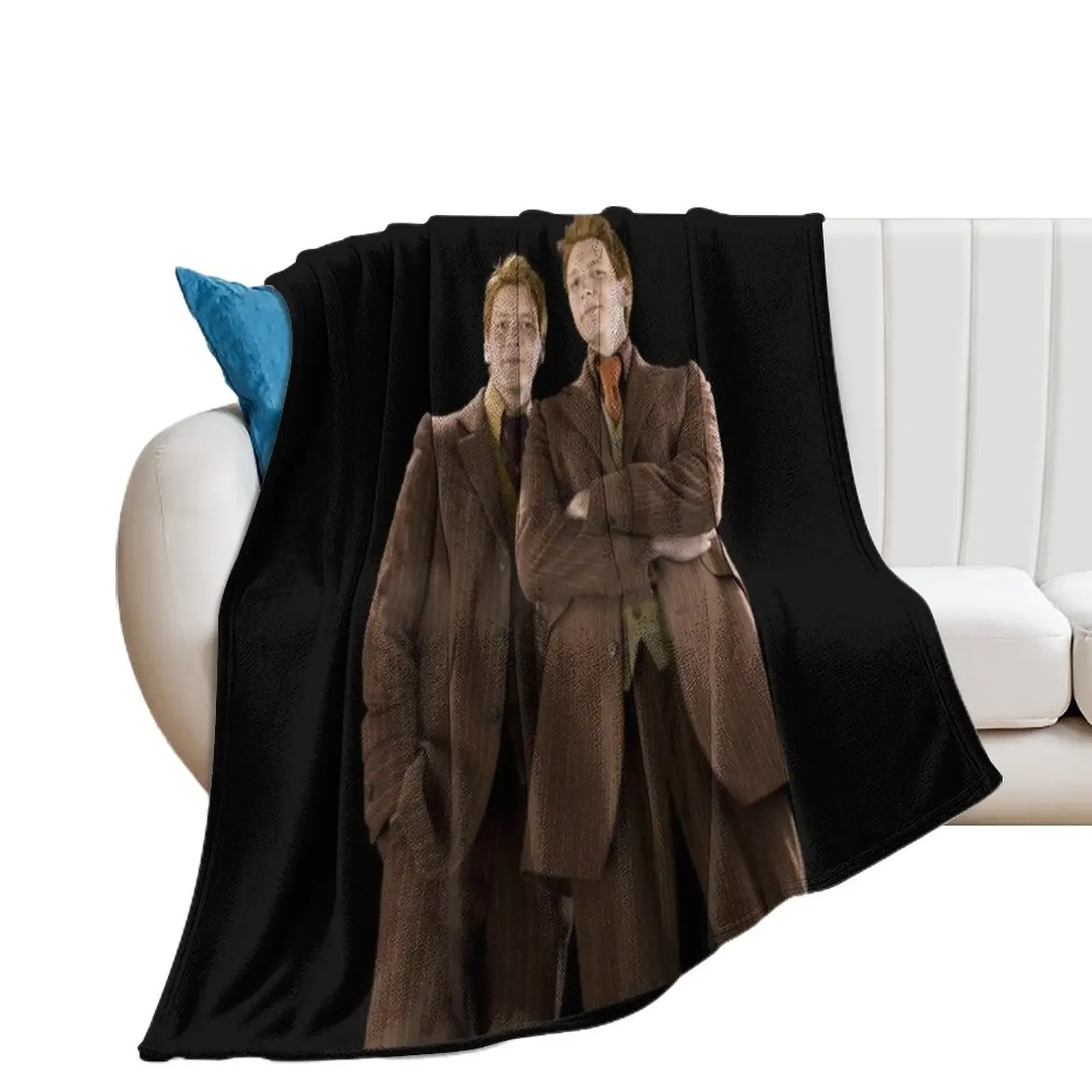 Fred and George Weasley Throw Blanket Furry manga Blankets