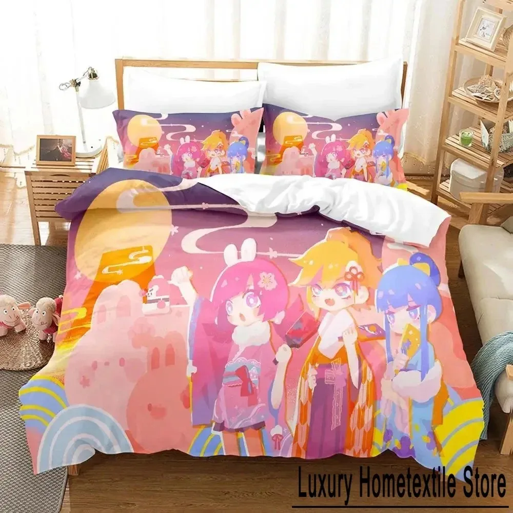 

Home Living Muse Dash Bedding Set Single Twin Full Queen King Size Bed Set Adult Kid Bedroom Duvet cover Sets 3D print Anime Bed