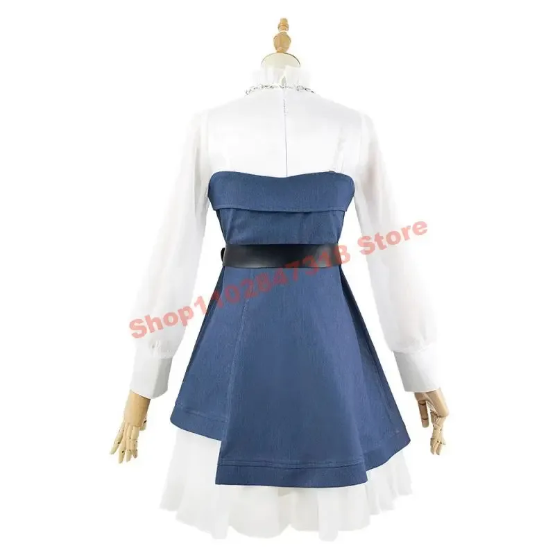 

MyGO!!!!! Shiina Taki Cosplay Denim Dresses BanG Dream! It's MyGO!!!! Drummer Rikki Wig Headwear Anime Full Outfits