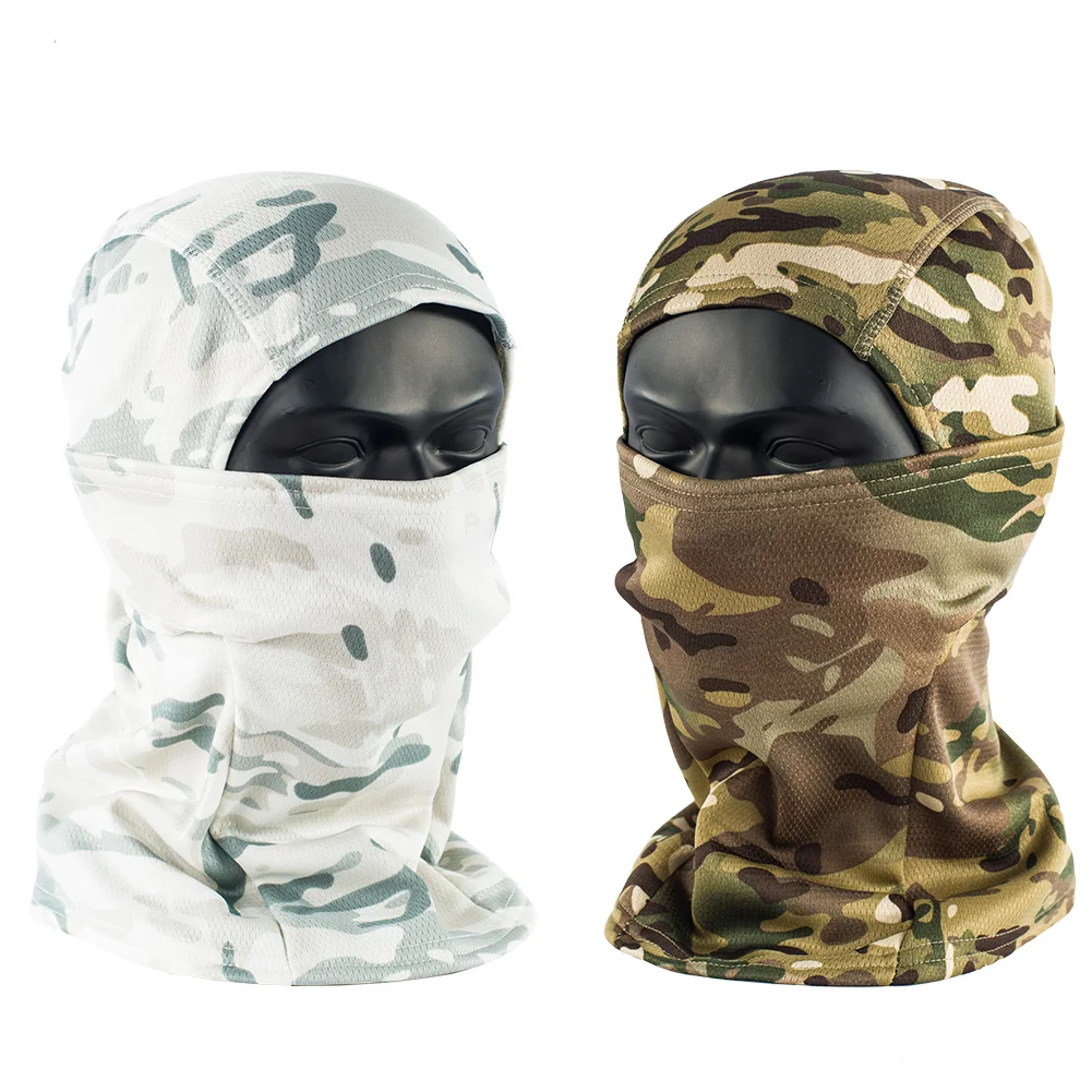 MEGE Tactical Winter Fleece Balaclava Men Ski Mask Skullies Beanies Thermal Sports Scarf Hiking Camouflage Cap