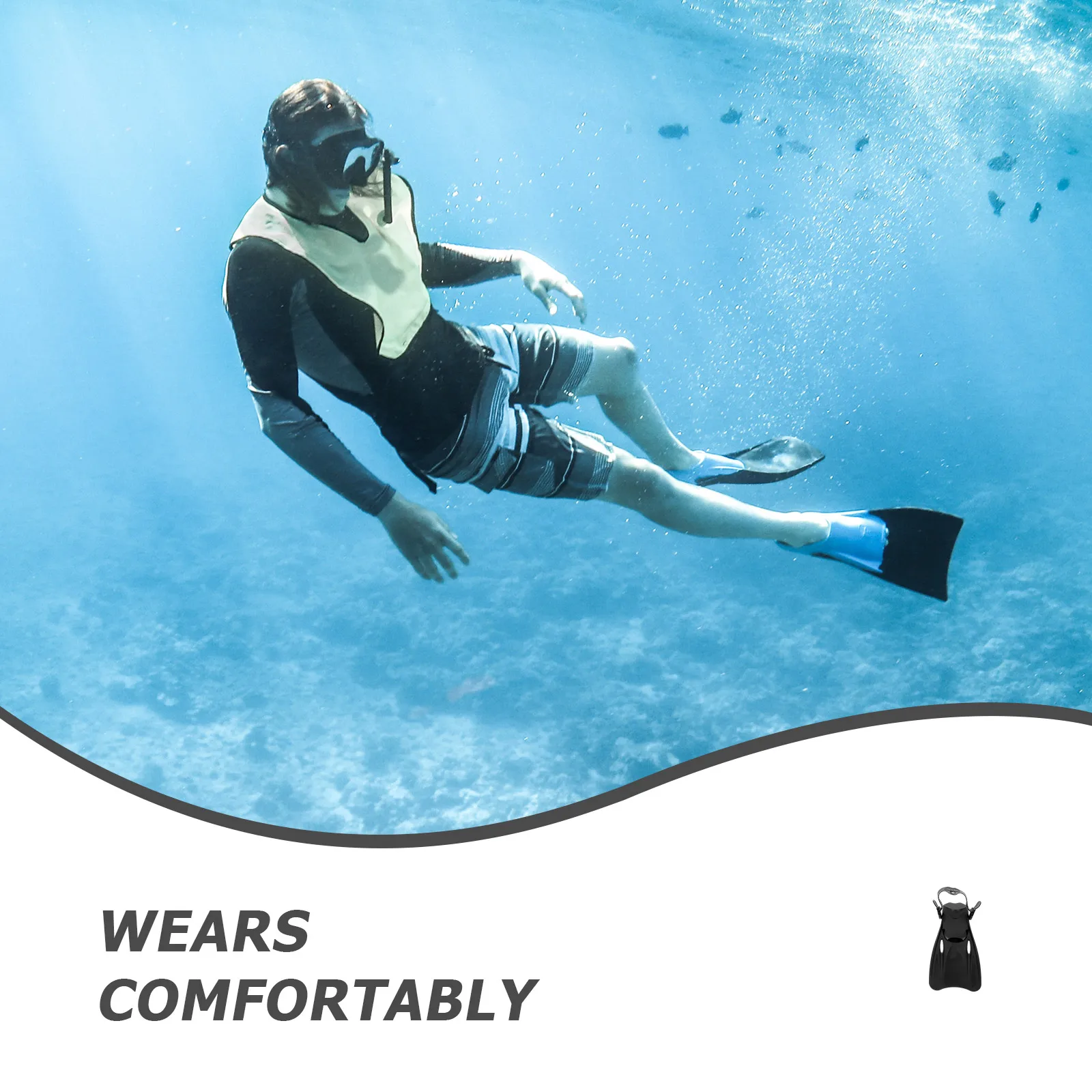 

Diving Fins Snorkeling Adult Aldult Swimming for Women Black Gear Adults Training Child