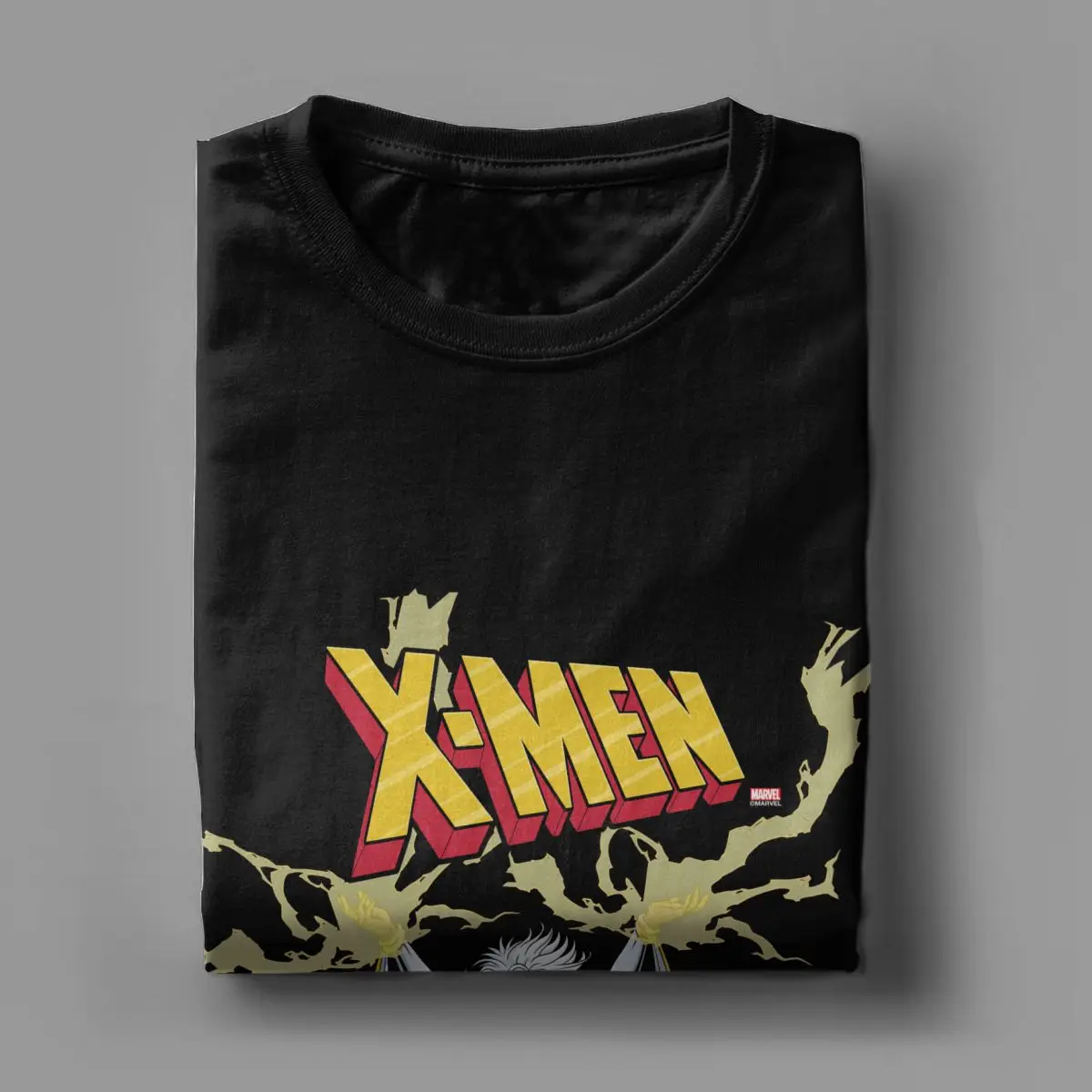 Men Women Marvel X-Men Storm Anime T Shirt Disney Cotton Tops Leisure Short Sleeve Crewneck Tees Gift Idea T-Shirts