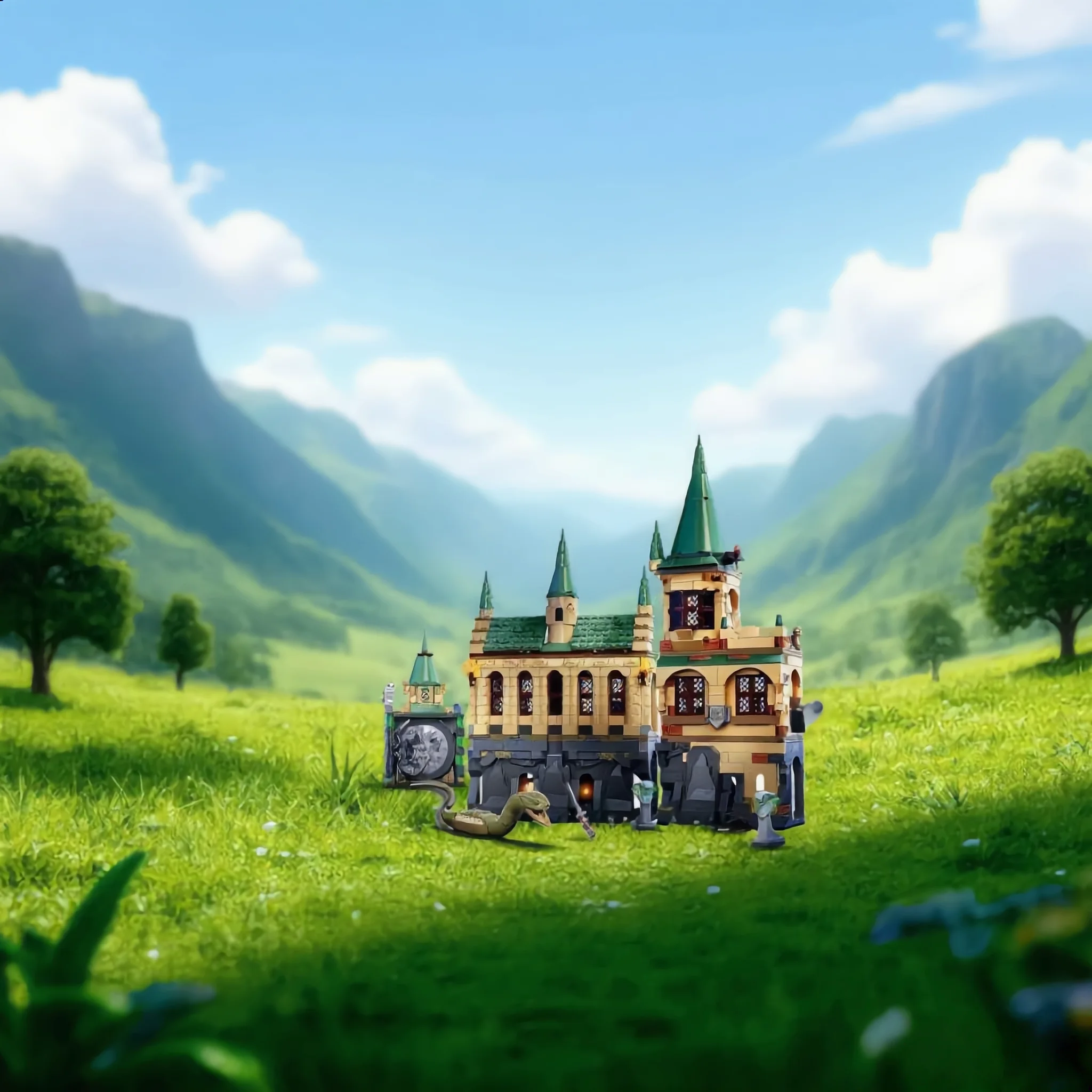 2026 new Harry Hogwarts Castle Magic theme Architecture creative education birthday Christmas toys