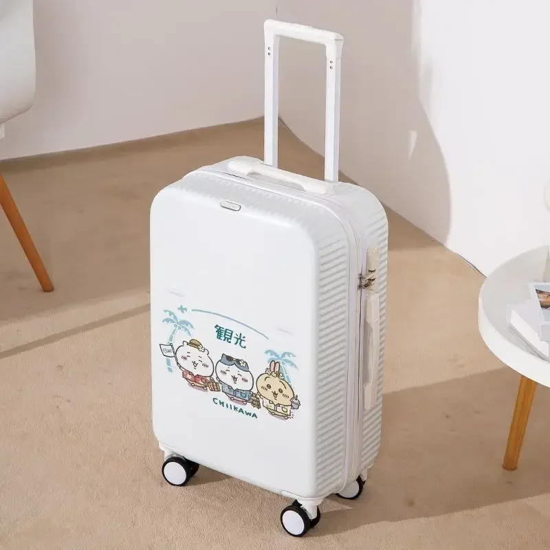 

Sweet Miniso Kawaii Anime Ins Chiikawa Luggage Suitcase Cute Cartoon Combination Storage Box Lovely Ins Gifts for Kids