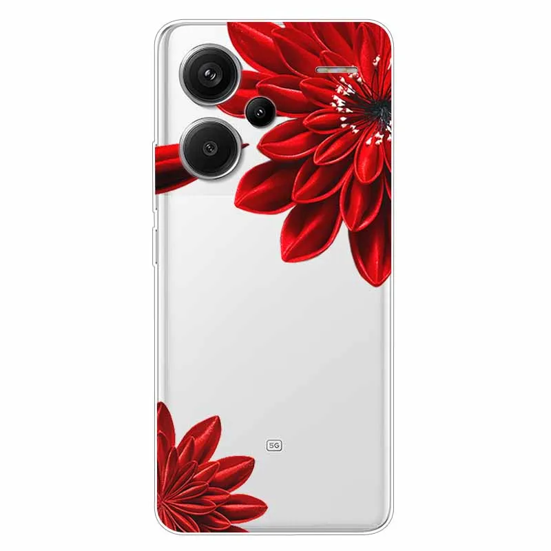 For Redmi Note 13 Pro Plus 5G Case Clear Bumper Soft TPU Silicone Cover For Xiaomi Redmi Note 13 13Pro+ 5G Transparent Coque Dog
