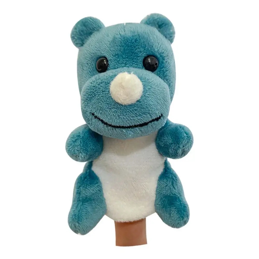 Juego de rol marionetas de dedo narración de historias marionetas de mano de animales educativos muñeco de peluche marionetas Kawaii juguete de peluche para niños