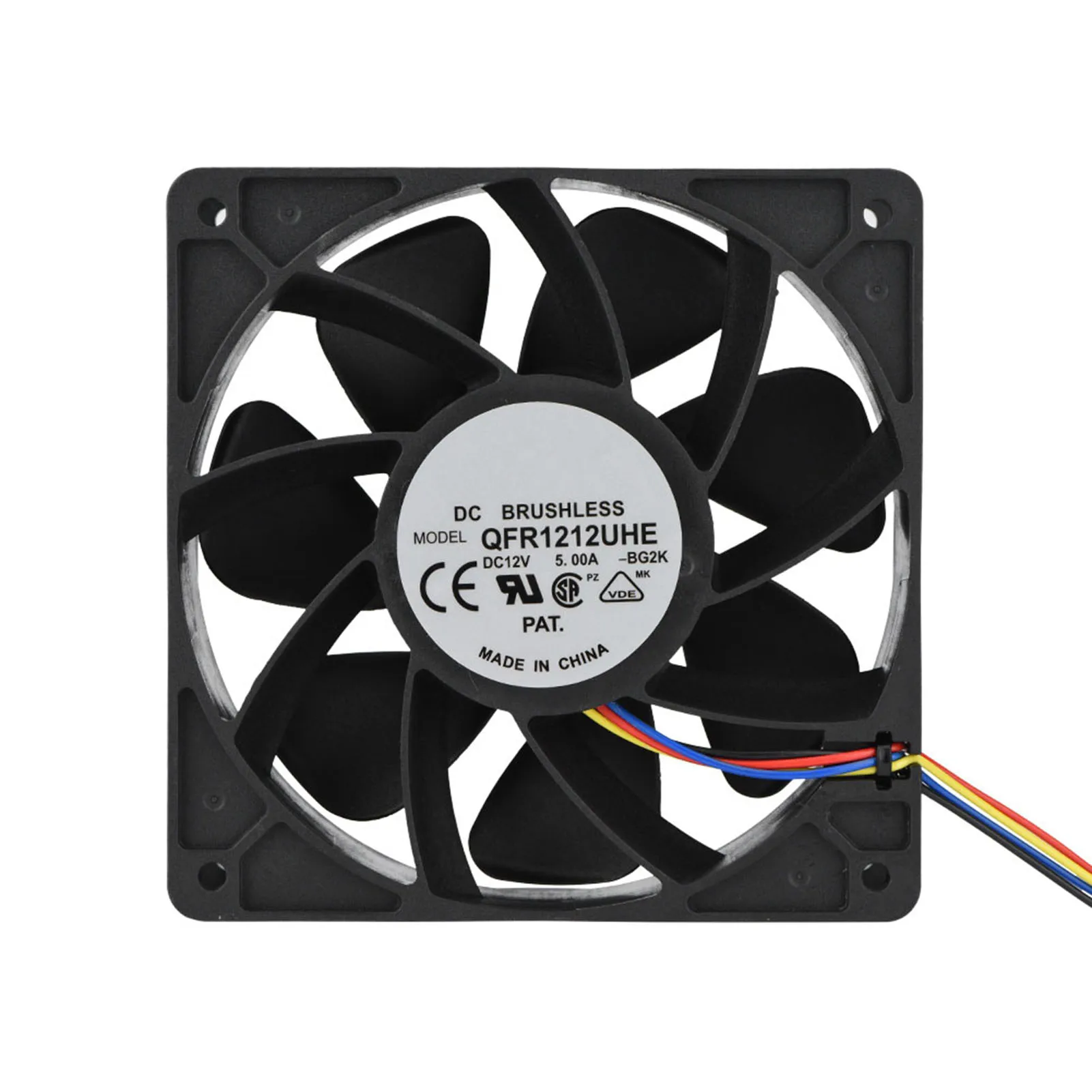 4pin Cooling Fan for Antminer S7 S9 DC 12V 5.0A 7500RPM Cooling Fan Replacement 4 Pin Connector 4-wire 4pin connector