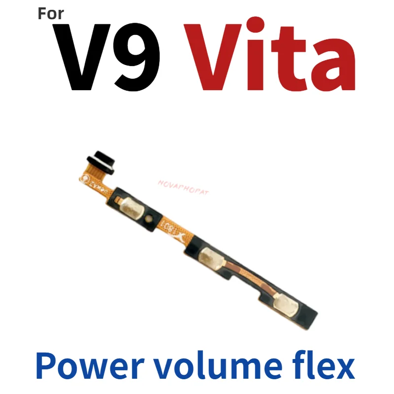 Botão chave lateral para ZTE Axon 7, Ligar e desligar Interruptor de Volume, B2017, Blade V6, V9, V9, Vita, A510, A610, A462, NX523j, Cabo Flex