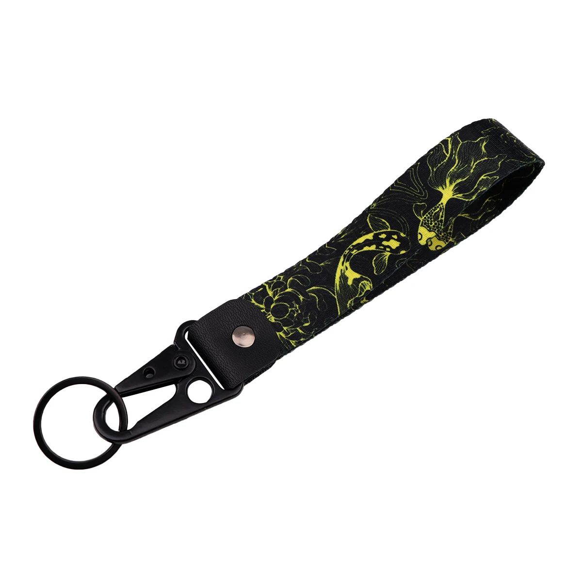 Good Luck Koi Fish Eagle Beak Keychain Lanyard