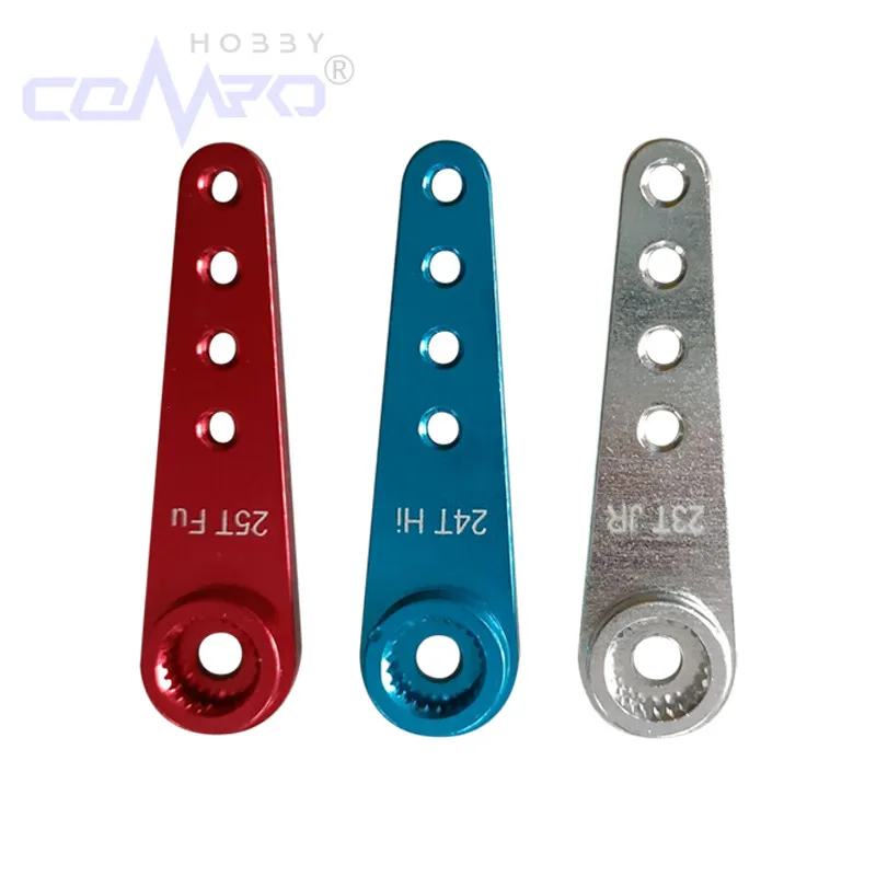 

2Pc 23T 24T 25T CNC Metal RC Servo Arm Extension Horn 37mm For 1/10 RC Car Boat KT foam Fixed Wing Aircraft Model Plane Replace