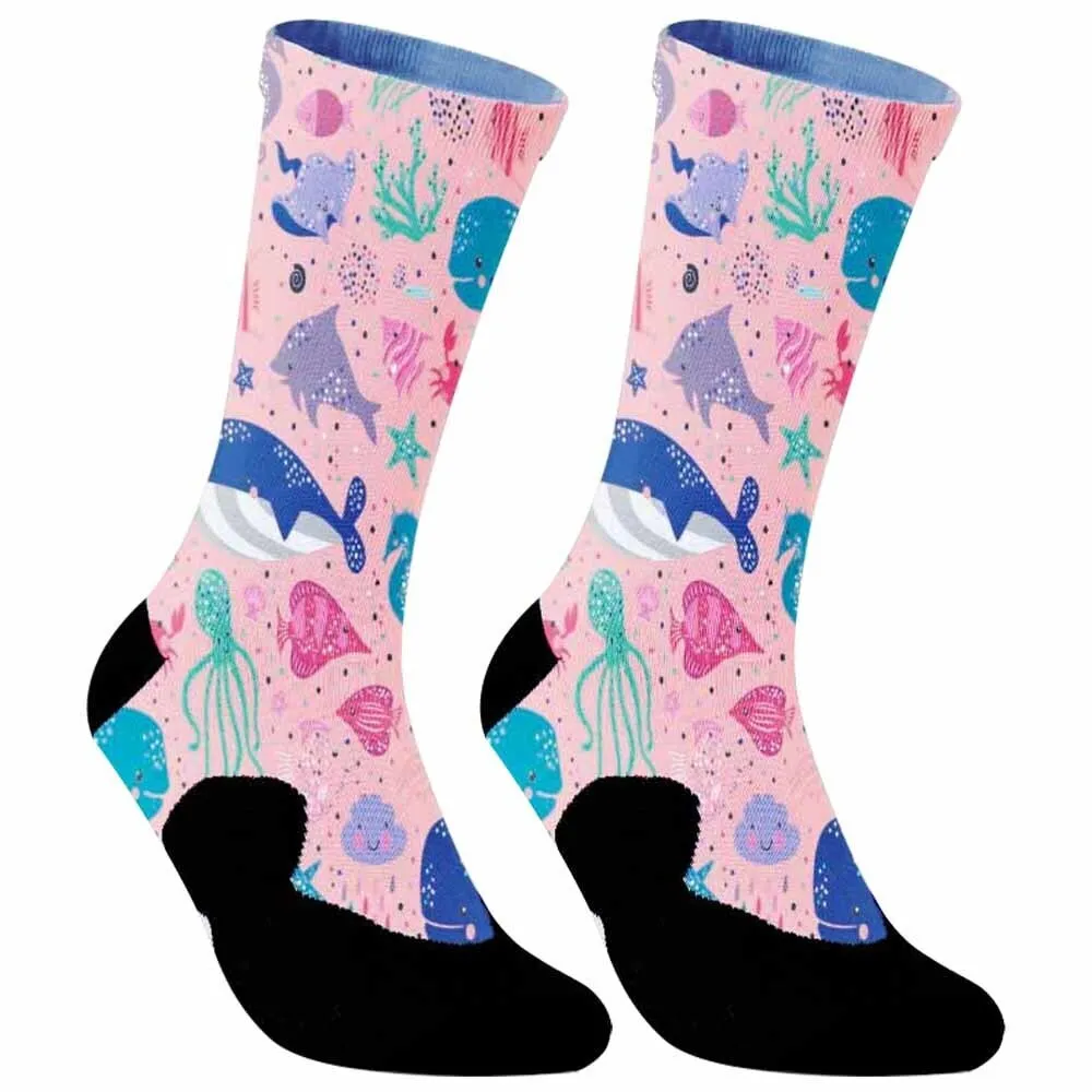 Animal Pattern Long Tube Funny Happy Socks 2024 New High Quality Combed Socks Skateboard Crew Casual Crazy Socks