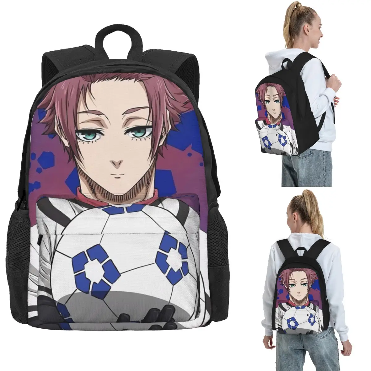 

Itoshi Sae Blue Lock мультфильм аниме рюкзаки для мальчиков и девочек сумка для книг большая вместимость студенческие школьные сумки рюкзак для ноутбука сумка