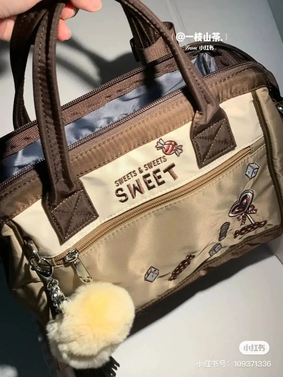 Bloom Y2k Vintage Handbags Women Nylon Patchwork Large Capacity Casual Crossbody Bags Female Haruku Aesthetic Hand Bag 2023