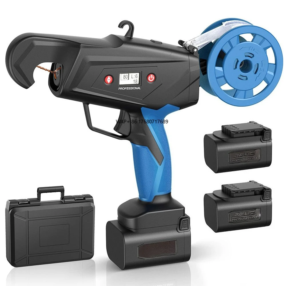 

Электрическая папка для обвязывания лозы, электрическая машина для переплета растений для виноградной лозы 16,8 В, полностью автоматический узловязатель