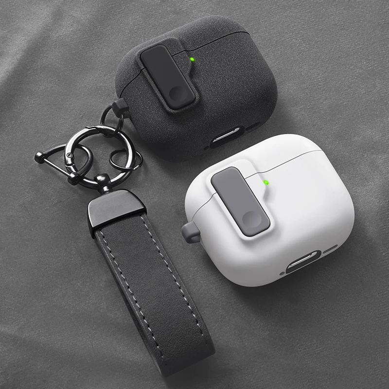 Schutzhülle für Airpods 4, luxuriöse Kopfhörerhülle für Apple Airpods Pro 2 3 1/2 Air Pods Pro, stoßfest mit Haken ﻿