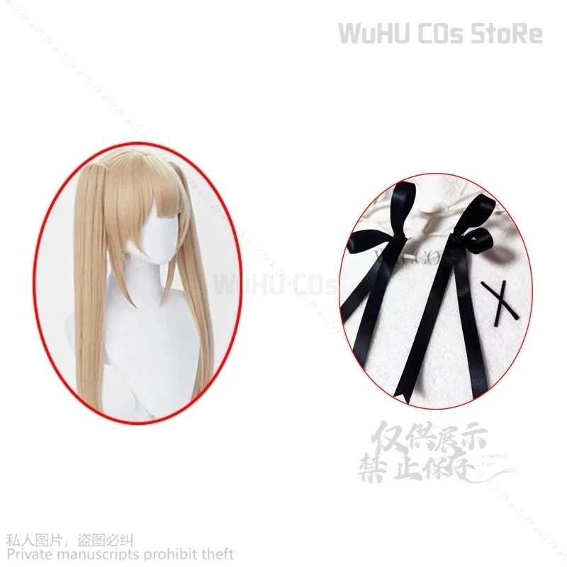 

Anime Game Dead Or Alive 5 Cute Long Double Ponytail Marie Rose Women Cosplay Wig Christmas Headwear Setc;6,r'8;p'