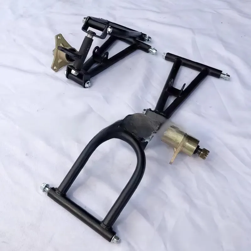 DIY Four-wheel Steel Pipe Car Off-road Kart Modification Accessories Steering Front Suspension Rear Axle Disc Brake Shock