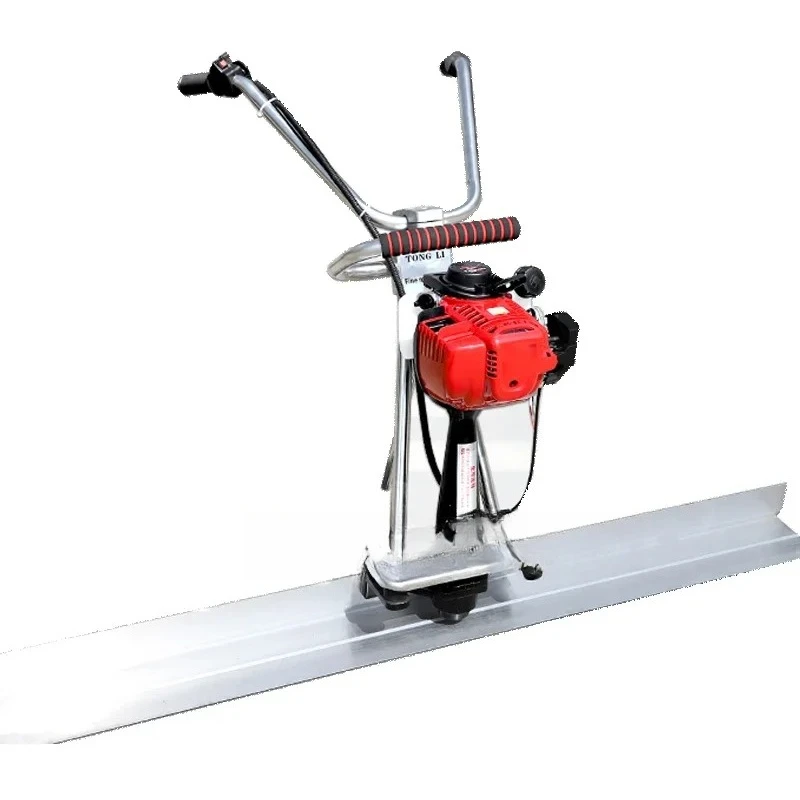 2.5M Concrete Vibrating Ruler Stainless Steel Rack Leveling Tool Multifunctional Cement Pavement Vibrator Screed  Engine