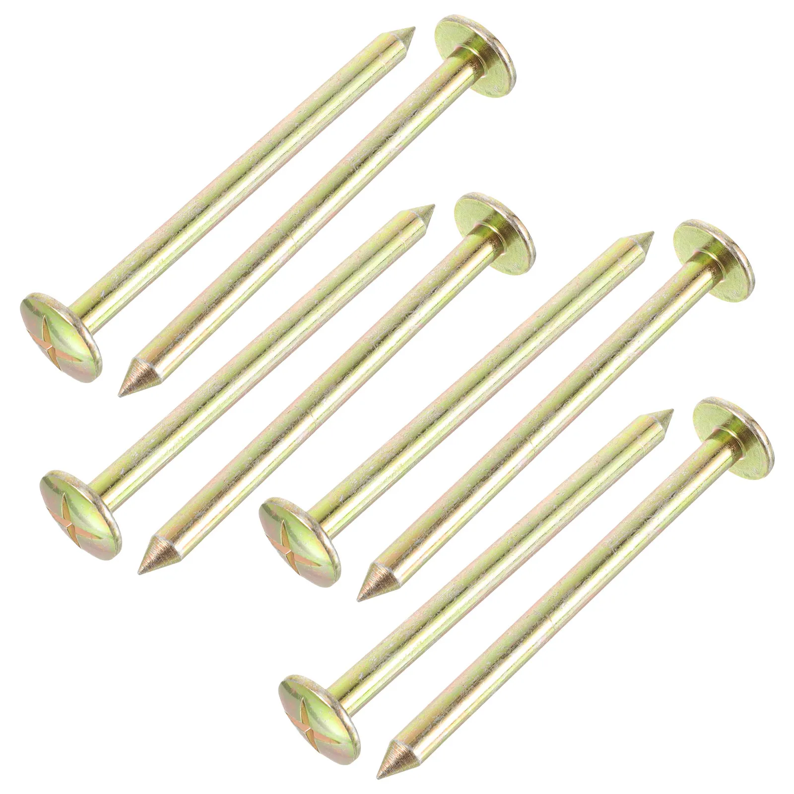 10pcs Stainless Steel Ground Stakes for Property Line Marking – Sharp Tip, Easy Install, Garden Patio Lawn Landscaping