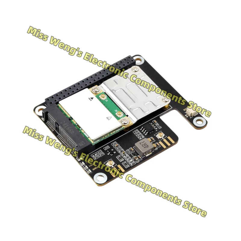PCIe TO MiniPCIe HAT+,Wireless network card/AI module expansion board plug and play without driver