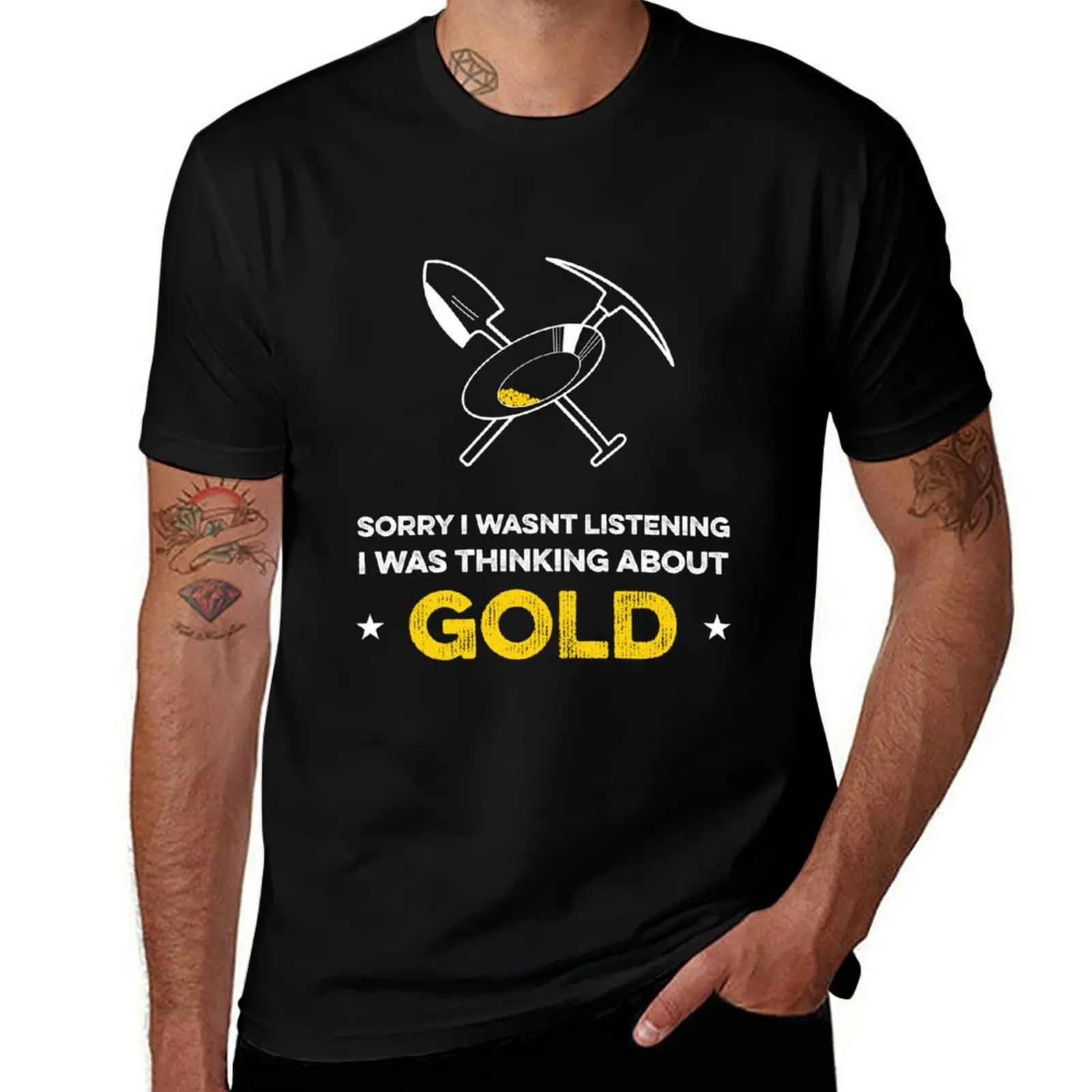 Funny Gold Prospecting T-Shirt Moisture Wicking Athletic T-Shirt