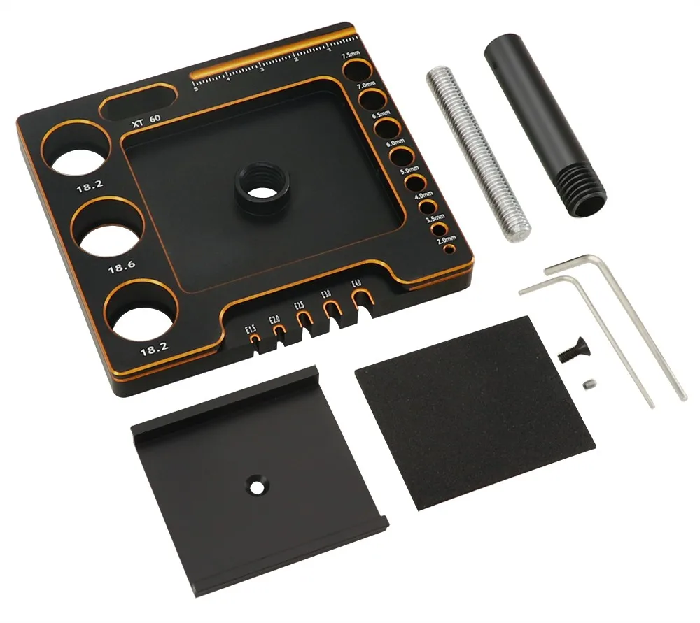 For 1/18 1/24 Trx4m Scx24 Fcx24 Rc Car Model Work Stand Repair Station Assembly Platform Adjust Rack Display Stand Accessories