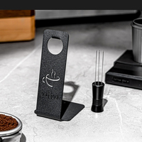 Espresso Distribution Tool Coffee WDT Adjustable Stirrer Needles with 6 Needles Magnetic Rack Professional Barista Accessories