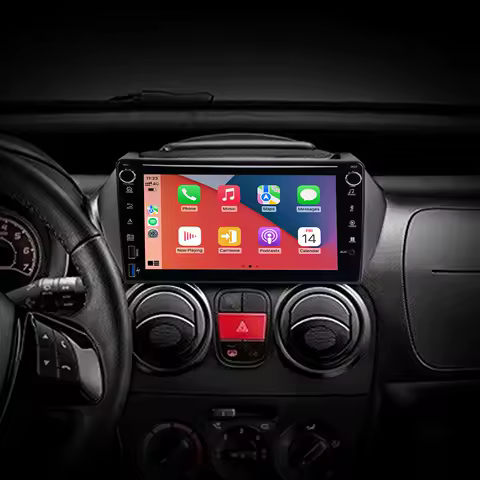 Car Radio with Wireless Carplay Android Auto SWC DSP BT 8" IPS Touch Screen DAB+ AHD Rear View Camera for Fiat Fiorino 2015-2016