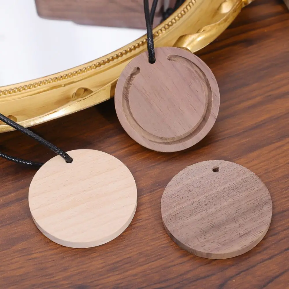 

Slowly Volatile Expanded Fragrant Wood Wooden DIY Car-mounted Diffuser Walnut Aromatherapy Inhaler