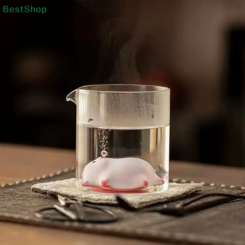 

★ ★ ★ Мультяшный керамический домашний поросенок, пузыри для чая, украшения для домашних животных, забавный подарок, домашний декор, чайный аксессуар