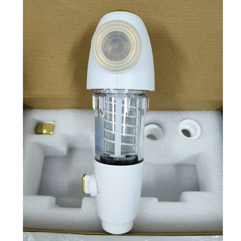Beihua Pre filter Whole House Spin Down Sediment Water Filter Central Prefilter Purifier System Backwash Stainless Steel Mesh