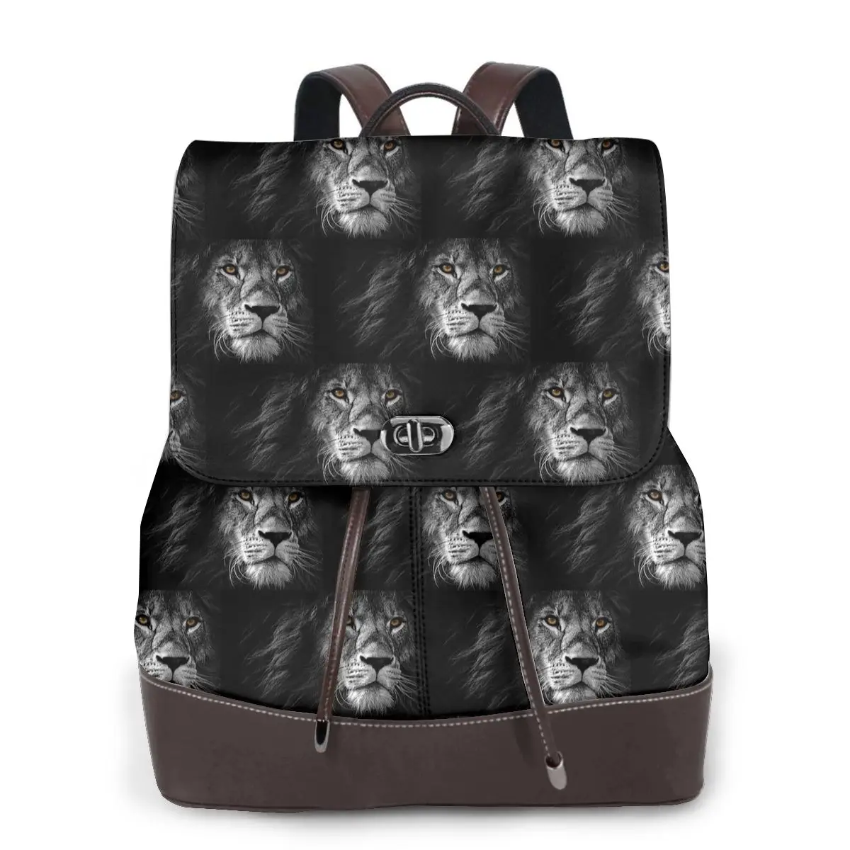 lion-face-maks-bookbag-school-student-bags-hiking-travel-daypack-for-women-fashion-derma-backpack