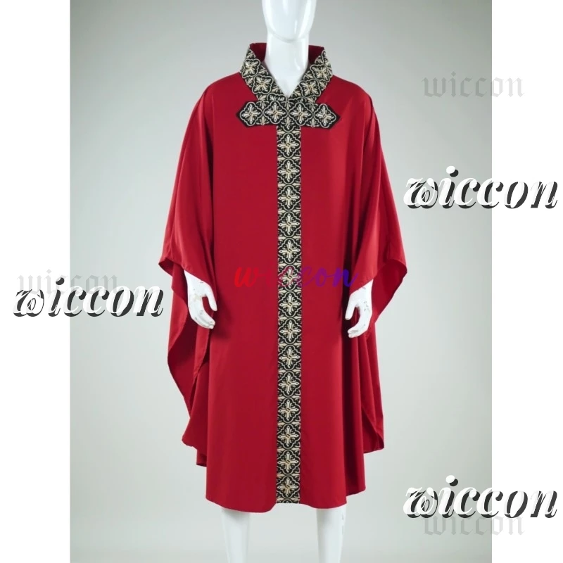 

Men Halloween Medieval Retro Priest Monk Cloak Shawl Prayer Robes Church Dress Knight Capes Carnival Cosplay Costume