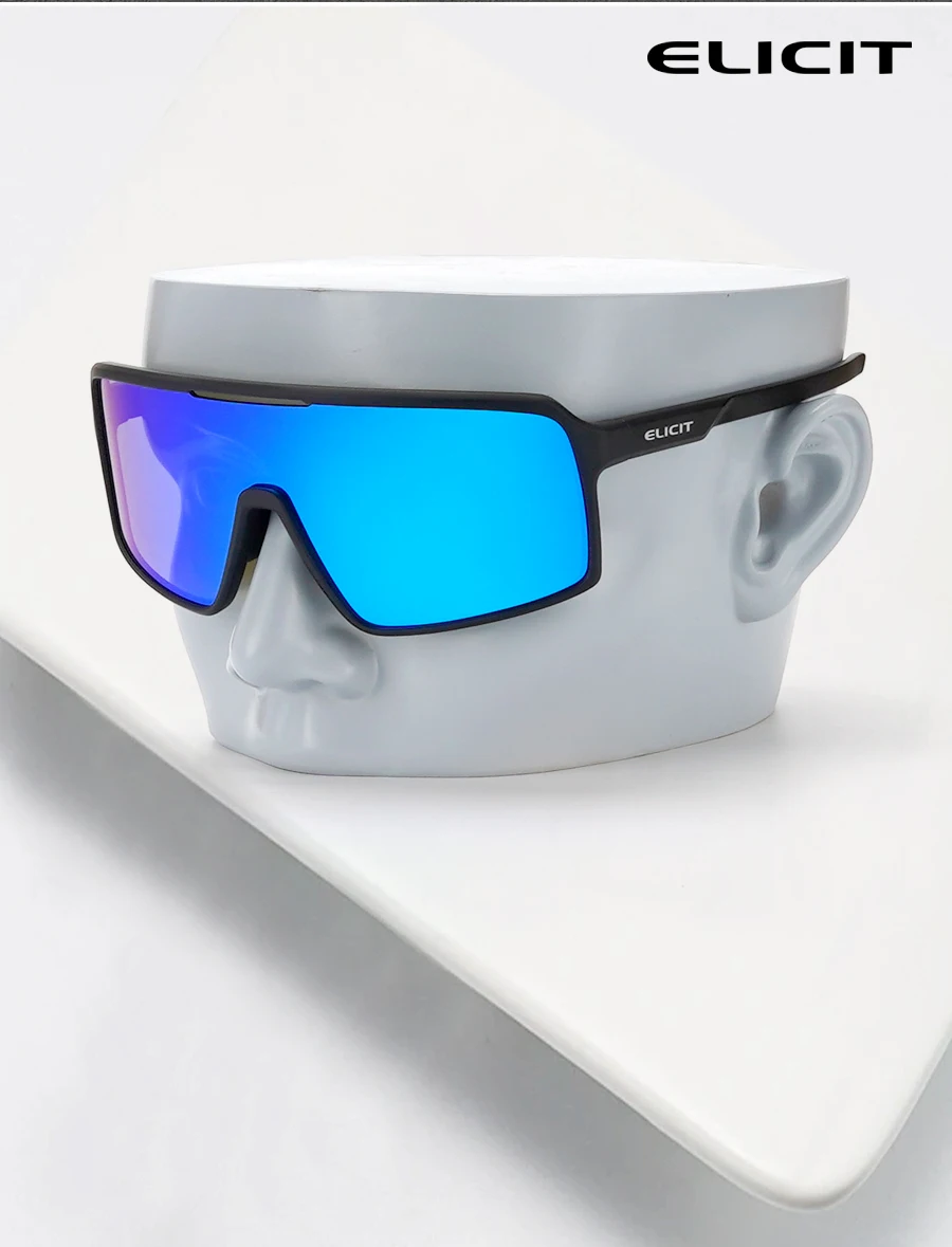 ELICIT Fahrradbrille für Männer und Frauen, Mountainbike-Brille, Outdoor-Sport, Laufen, Wandern, UV400-Schutzbrille, MTB-Fahrbrille – Detail 2