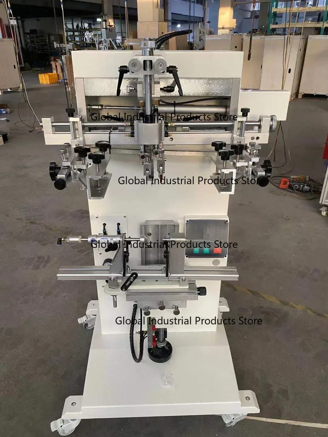 Hot and popular items Semi Automatic One color Cylindrical Silk Screen Printing Machine For Mug, Bottle, Plastic & Paper  Cup
