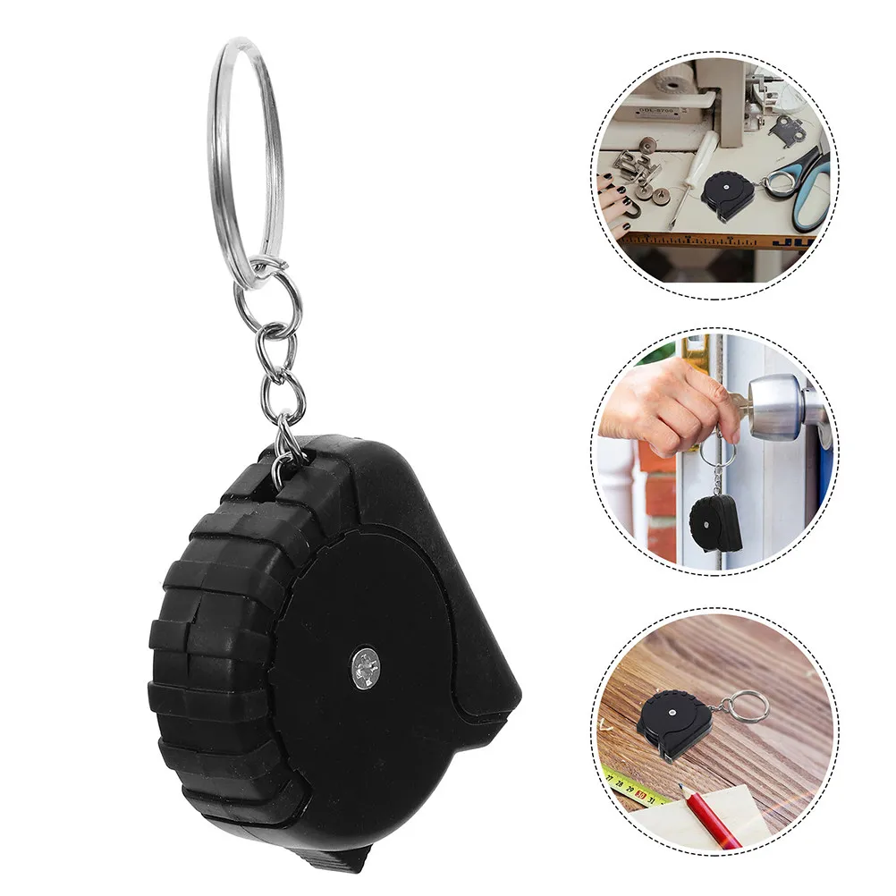 10Pcs Small Tape Measure Keychain Retractable Compact Steel Measuring Tape Mini Portable for Sewing Home Improvement Body