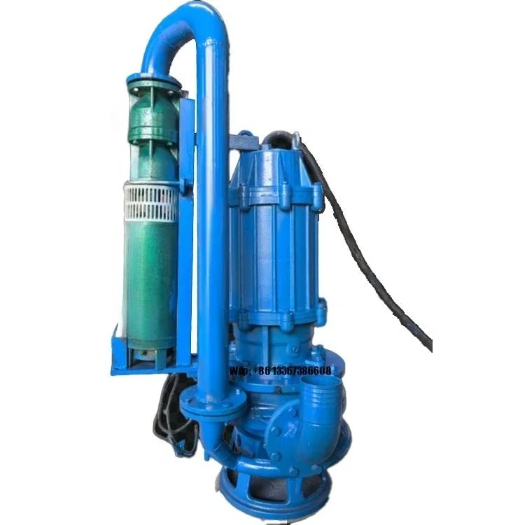 Sand Excavation Vertical Slurry Extraction Pump, Submersible Sand Suction Pump for Operations Down to 30 Meters