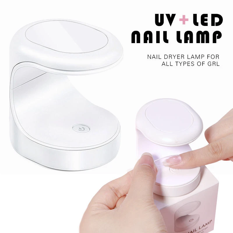 Mini lâmpada de casca de ovo usb uv led luz para unhas de gel multi-cor portátil secadores de unhas usados para salões de unhas em casa