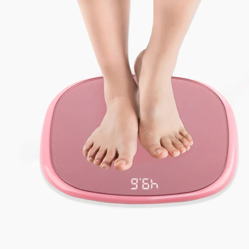 1Pcs Smart Electronic Body Weight Scale Tempered Glass Fat Scale Home Fitness Management Digital Precise Weight Measuring LED