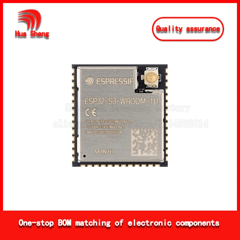 Original Genuine Esp32-S3-Wroom-1U-N16 Wi-Fi+Bluetooth 16Mb 32-Bit Dual-Core Mcu Module