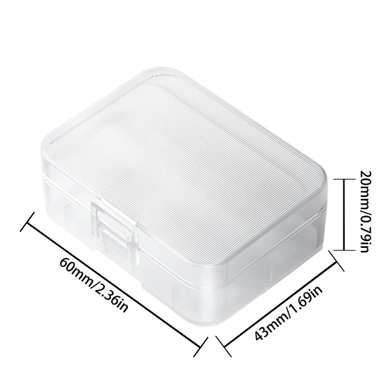 Compact Battery Storage Case Container for 2x 18650 or 3x 16340 Batteries N2UB